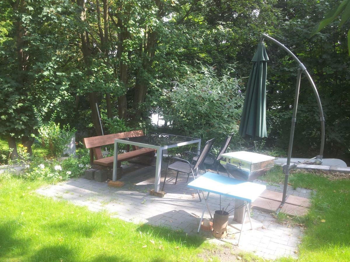 Fewo 1 Waren Mueritz - Haus Buchen Am Tiefwarensee - 1 Zi Buitenkant foto